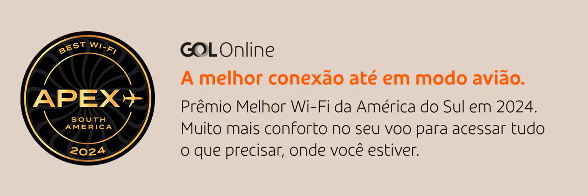 GOL Online A melhor conexão até em Modo Avião